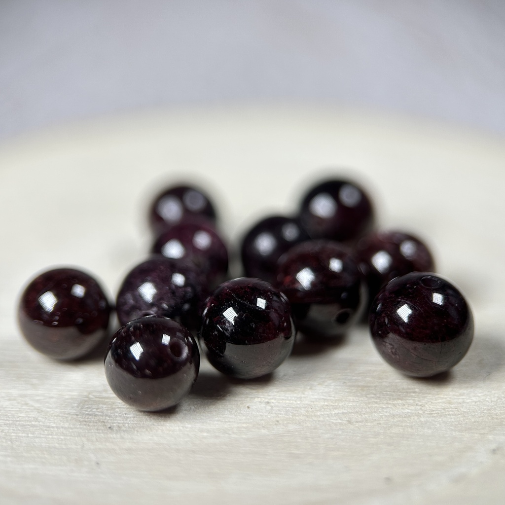 Perles Grenat